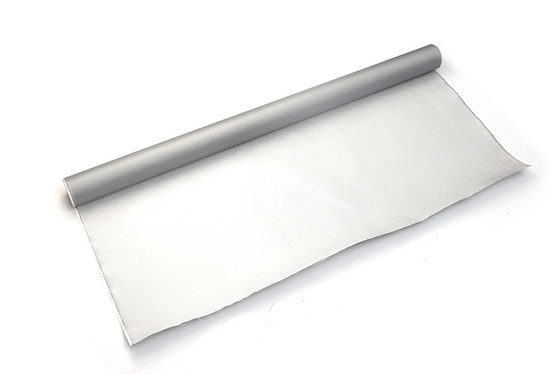 سلك فولاذي مقاوم للصدأ M850 من جانب واحد 120gsm طلاء سيليكون رمادي يستخدم في إزالة السترة وستارة الدخان